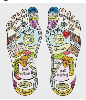 Reflexology Feet Points