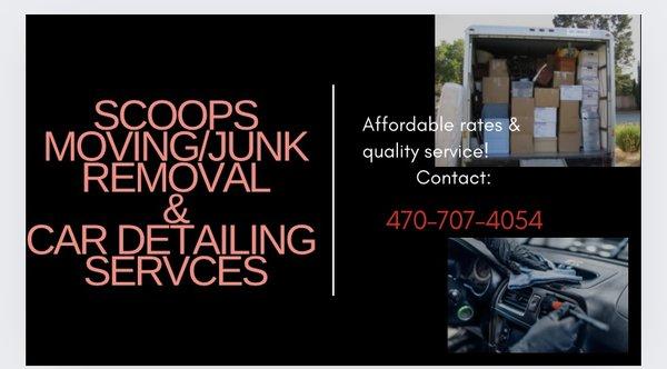 Scoops Mobile Detailing &junk Removal