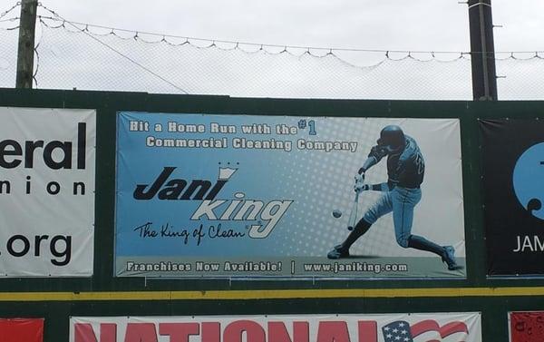 Jani King currently provide services at the Richmond Flying Squirrels Stadium