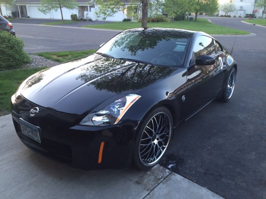 What used to be a pristine 04 NISSAN 350z until said business had otherwise to say