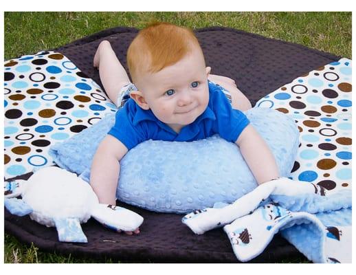 Lil' Something Pillow - great travel nursing pillow, and tummy time pillow