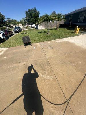 Pressure washing