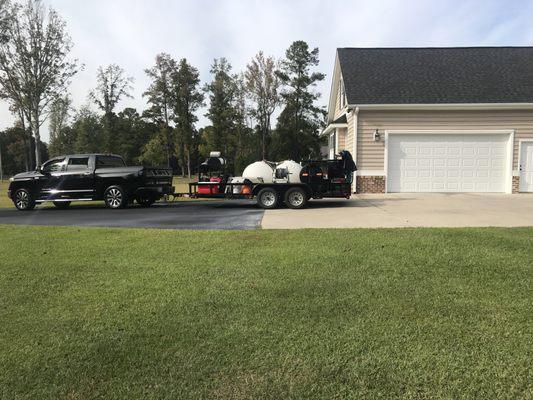 Pressure Washing trailer