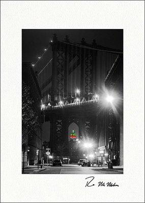 Empire State Building  New York City Christmas Card by Robert McMahan