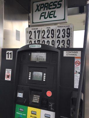 2.179 a gallon