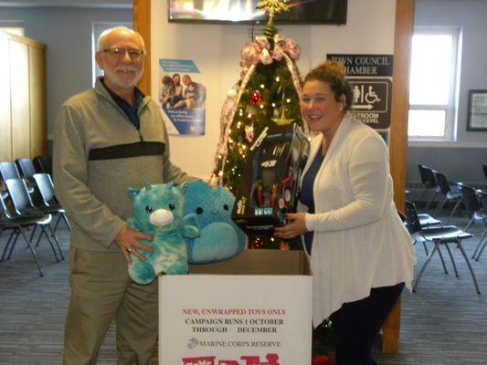 Town Clerk & Tax Assessor's Offices & JAYCEES' TOYS for TOTS & TEENS in 2023!