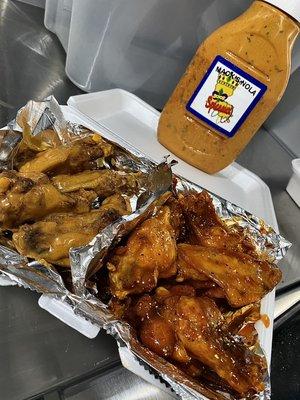 Mack's Nola And Hot Lemon Pepper Wings