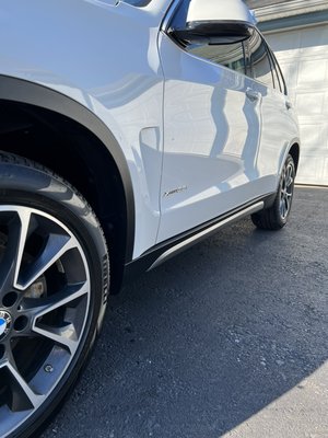 BMW X5 post service