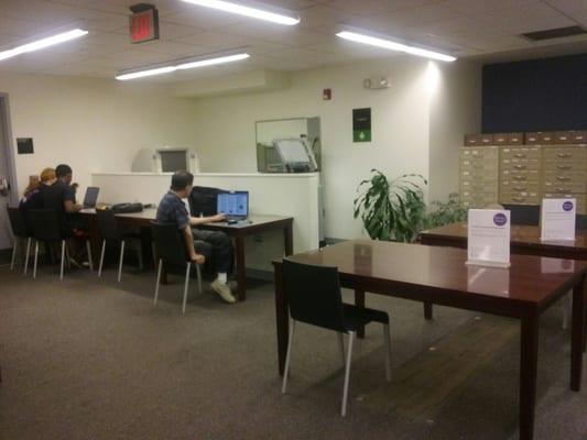 Though pretty sparse now, CareerLink is coming soon, with more tables, chairs, and help for jobseekers 2 days weekly. Date TBA.