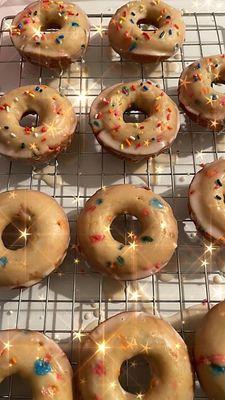 Birthday Cake donuts