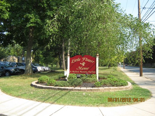 Our beautifully landscaped grounds in suburban Delaware County, PA.