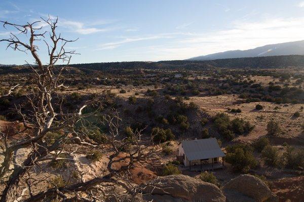 A view of the casita we stayed in on our hike on the property! There is so much to explore!