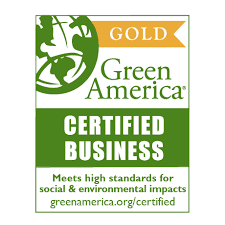 Proud to be a Green America Certified Business!