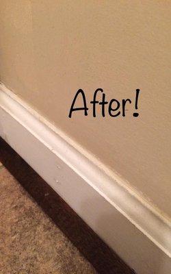 Baseboards after picture