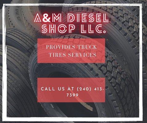 Commercial truck tire repair