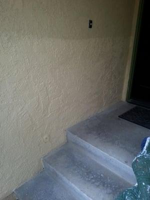 Stucco repairs AFTER