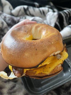 Breakfast bagel