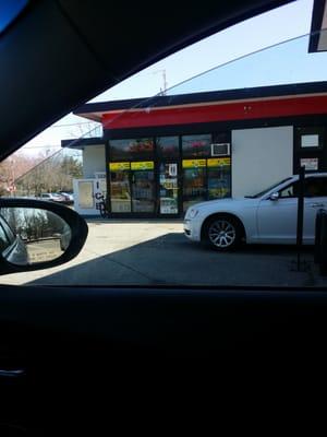 Little store for snacks and lottery