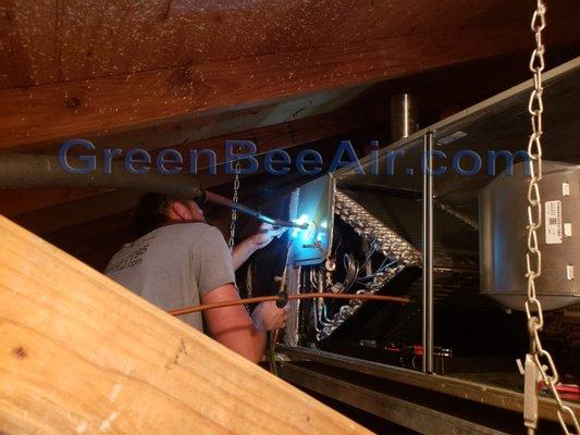 Attic brazing makes it even hotter