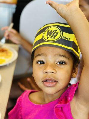 Her first Waffle House experience