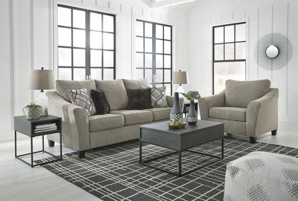 A classic furniture look for this living room