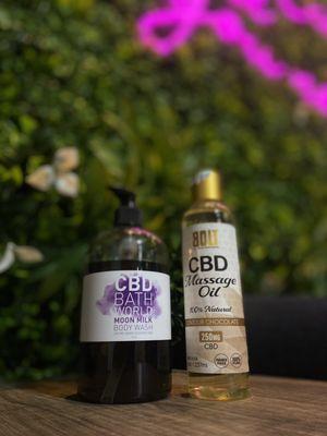 Our CBD Body oil & Body wash is exactly what you need to relax !