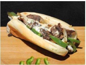 Steak and cheese sandwich