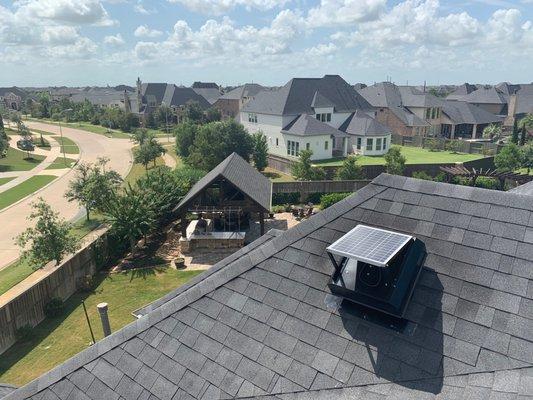 New Attic breeze install