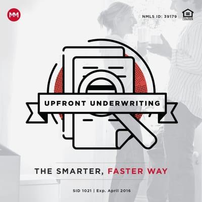 Upfront Underwriting = No Surprises! 
 Apply online at www.TheLoanMarshal.com OR on the mobile app at www.LoanMVP.com