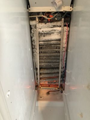 Heat element replaced on a ge side by side refrigerator