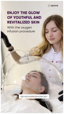 Treat yourself to an oxygen facial to rejuvenate your tired skin.