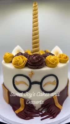 Harry Potter unicorn cake