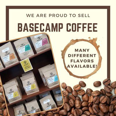 Stop in for your Base Camp Coffee!