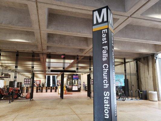 East Falls Church Metro - One of our pick up locations.