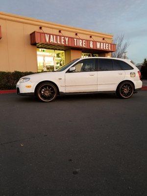 18 inch bronze wheels on this Mazda