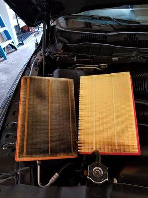 Air filter change