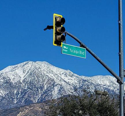 Yucaipa High School on Yucaipa Boulevard