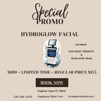 HydroGlow Facial Special Promo