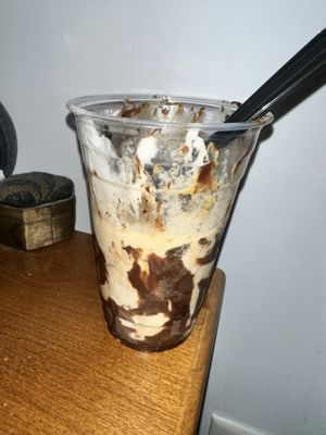 A so called hot fudge sundae