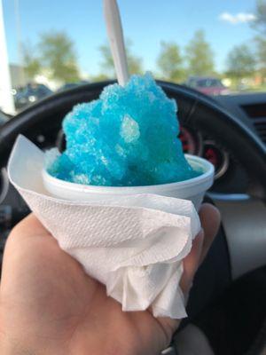 Sea breeze (blue raspberry and Piña colada)