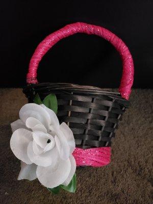 Joanns basket - $5.99 with some $1.25 (Dollar Tree) Ribbon