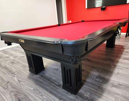 Connelly pool table overhaul