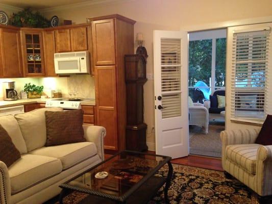 The Cottage Suite & screen porch.