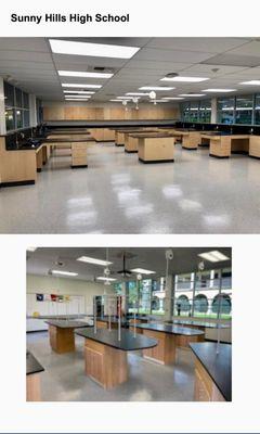 Science classrooms