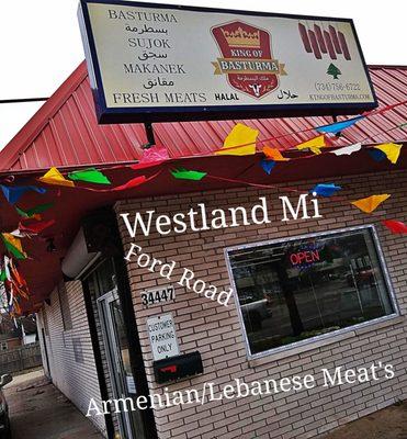 Happiness new location open 4 months now.  Got Bustruma and Sojuk Armenian Meat's  very best in Michigan