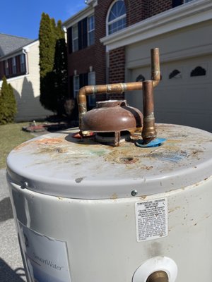 Old water heater