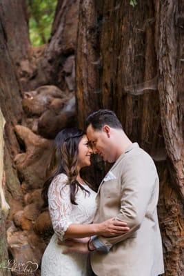 Mark & Denise Engagement, Henry Cowell Redwoods, CA