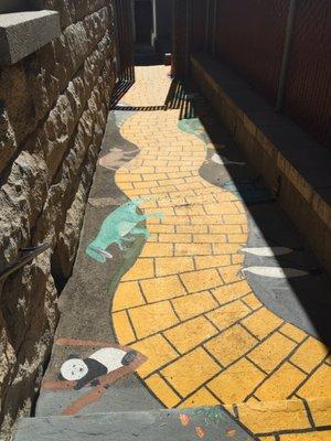 Follow our Yellow Brick Road to the front door!