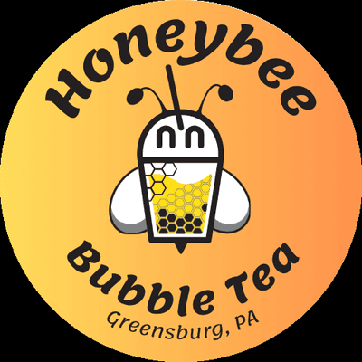 Logo for Honeybee Bubble Tea, the premier Bubble Tea and boba truck in Greensburg, PA