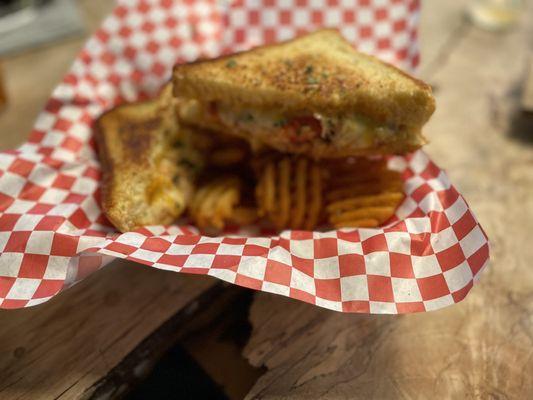 Lobster and Crab Grilled Cheese